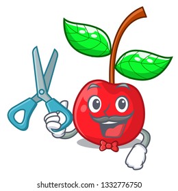 Barber cherry fruit in a mascot basket