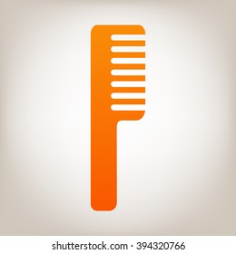 Barber comb icon