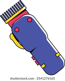 Barber Cut Hair Trimmer Illustration