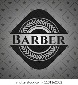 Barber dark badge