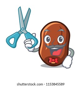 Barber dates fruit character cartoon