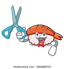 Barber ebi sushi character cartoon