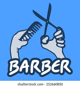Barber emblem