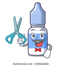 Barber eye drops small bottle of character