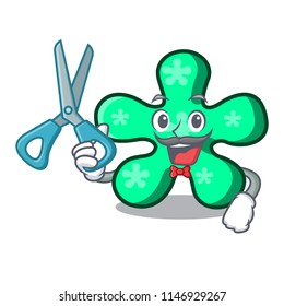 Barber free form character cartoon