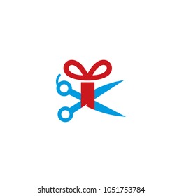 Barber Gift Logo Icon Design