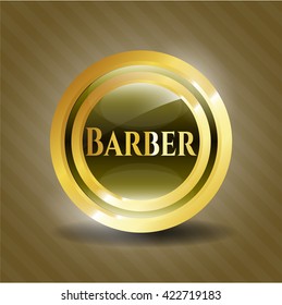 Barber golden badge