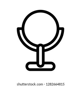 Barber and hair salon icon. Single high quality barber and hair salon related icon. Isolated barber and hair salon symbols in white background. Graphic icons element
