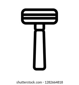 Barber and hair salon icon. Single high quality barber and hair salon related icon. Isolated barber and hair salon symbols in white background. Graphic icons element
