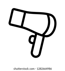 Barber and hair salon icon. Single high quality barber and hair salon related icon. Isolated barber and hair salon symbols in white background. Graphic icons element
