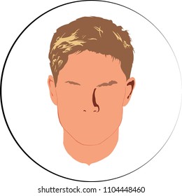 Barber haircut illustration 