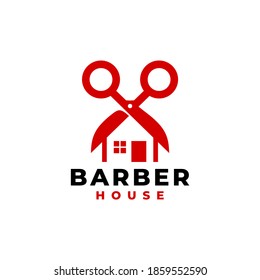 plantilla vectorial de logotipo de barbería