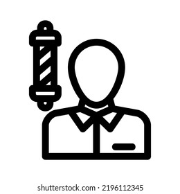 barber icon or logo isolated sign symbol vector illustration - high quality black style vector icons
