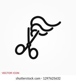 Barber icon vector logo, illustration, vector sign symbol for design