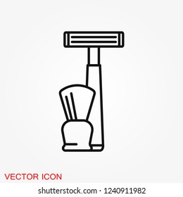Barber icon vector, for web and mobile, salon hair dryer, hair curler.