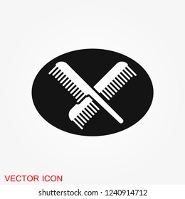 Barber icon vector, for web and mobile, salon hair dryer, hair curler.