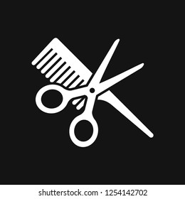 Barber icon vector, for web and mobile, salon hair dryer, hair curler.