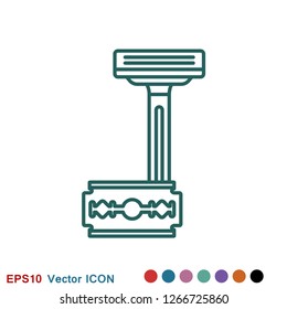 Barber icon vector, for web and mobile, salon hair dryer, hair curler.