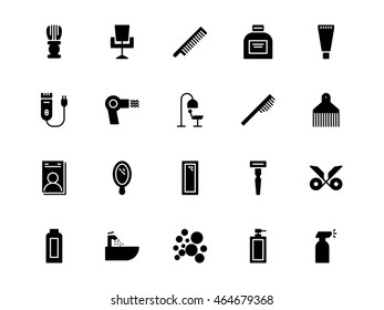 Barber Icons Glyph