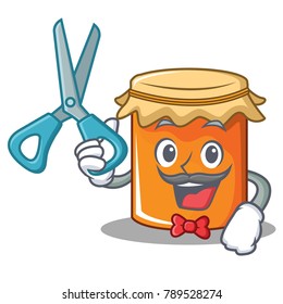 Barber jam character cartoon style
