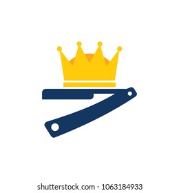 Barber King Logo Icon Design