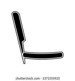 Barber knife icon. Element of bathroom for mobile concept and web apps icon. Glyph, flat icon for website design and development, app development