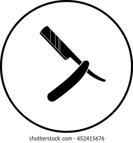 barber knife symbol