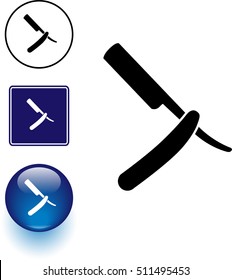 Symbol für das Frischmesser-Symbol und Knopf