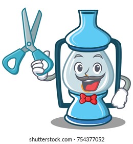 Barber lantern character cartoon style