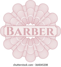 Barber linear rosette