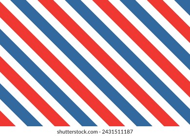 Arrière-plan noir et blanc. Motif diagonal rayé bleu rouge - image vectorielle de stock