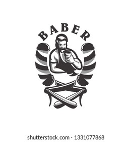 barber logo design