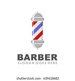 Barber logo design vector