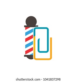 Barber Logo Icon Design