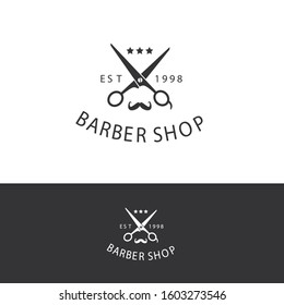 Barber Logo and Icon Vector Template