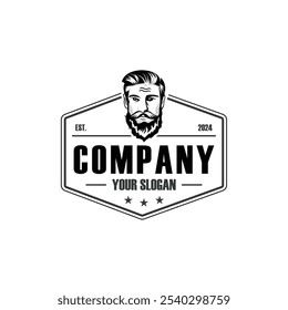 barber logo , barber man logo