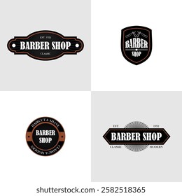 Barber Logo Vector Art  Icons  and Graphics