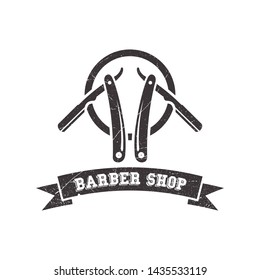 barber logo vector design template