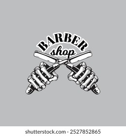 barber logo vector ready eps 10 format