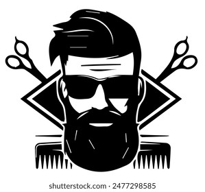 Vector del logotipo de Barber
Vector de salón
Salón de hombres