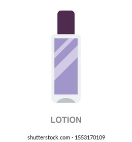 Barber lotion flat icon on white transparent background. You can be used barber lotion icon for several purposes.