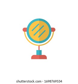 barber mirror icon vector illustration flat style design. isolated on white background