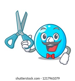 Barber the number zero on the character