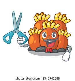 Barber orange coral reef toys shape cartoon
