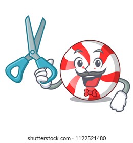 Barber peppermint candy character cartoon