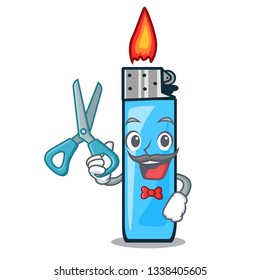 Barber plastic lighters in the character shape