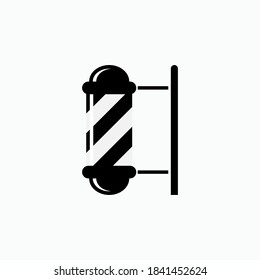 Barber Pole Icon. Barbershop Symbol - Vector.