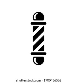 barber pole icon design vector template
