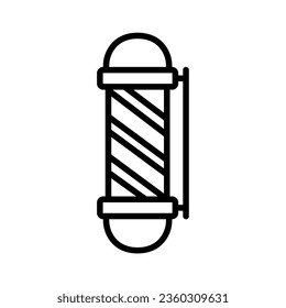 barber pole icon design vector template