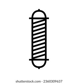 barber pole icon design vector template